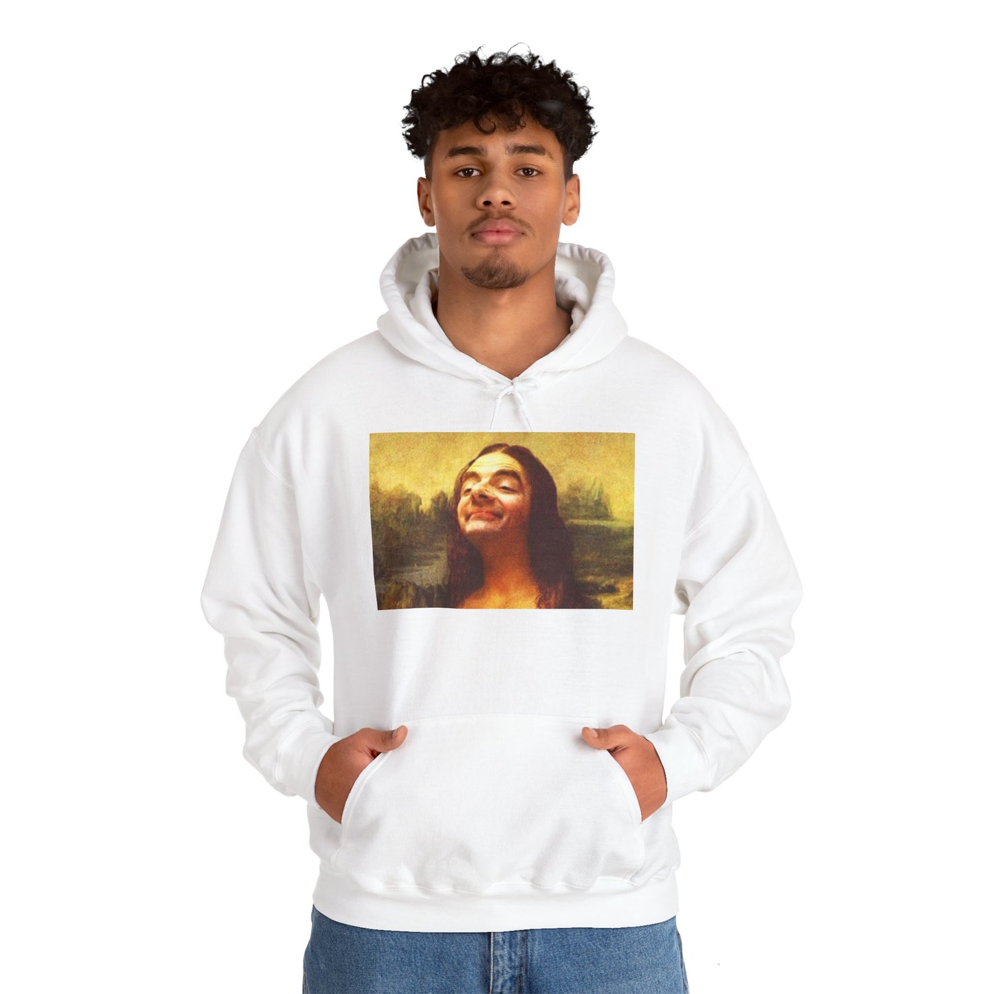 Funny Art-Inspired Unisex Hooded Sweatshirt - Perfect for Gift Giving